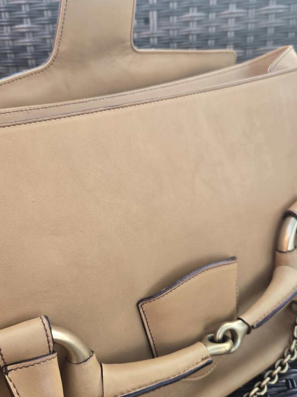 Gucci Leather Tote Handbag